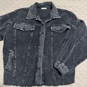 LA MIEL Charcoal Jean Jacket